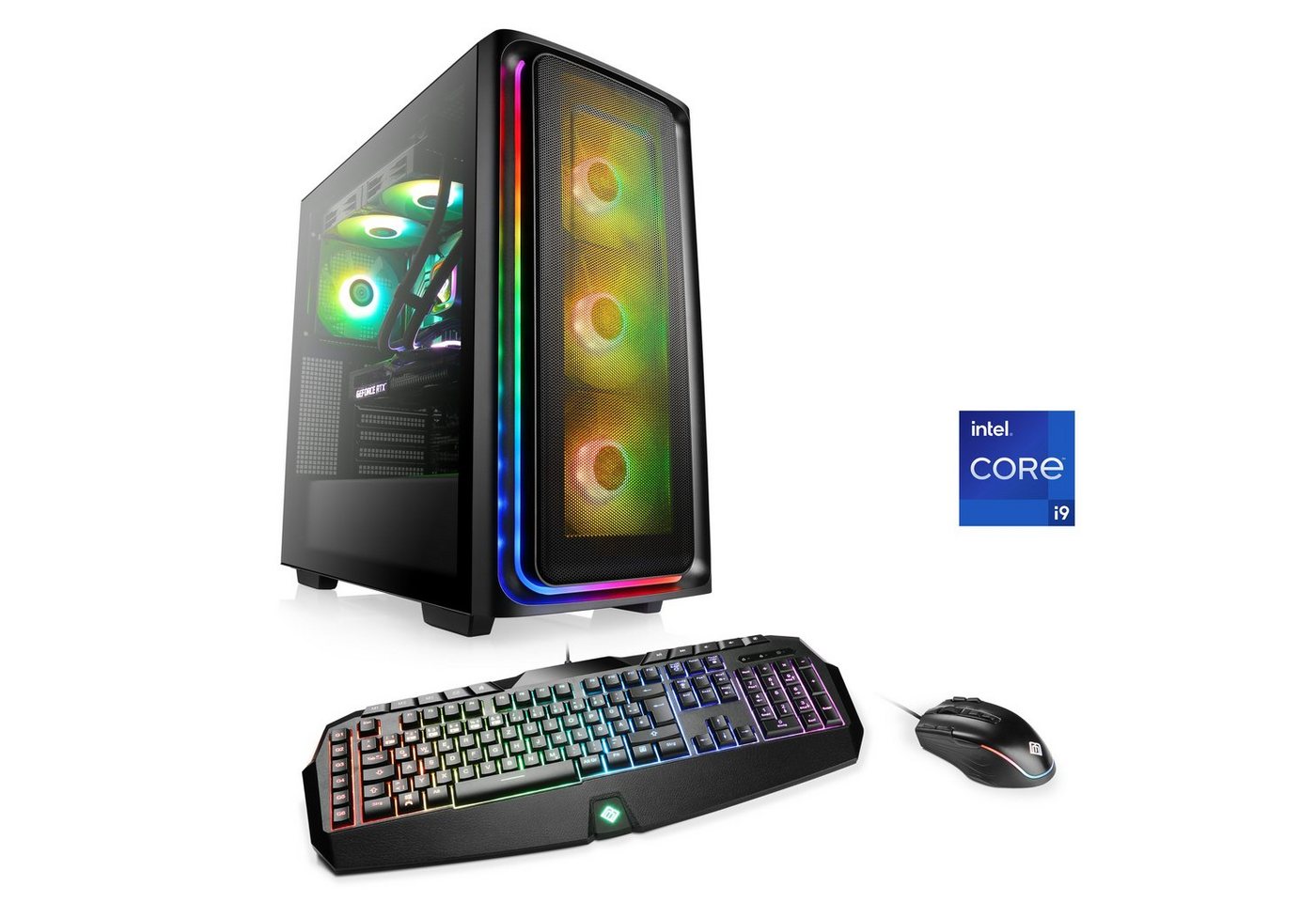 CSL Aqueon C99318 Extreme Edition Gaming-PC (Intel® Core i9 13900KF, ASUS TUF GeForce RTX 4090, 64 GB RAM, 2000 GB SSD, Wasserkühlung) von CSL