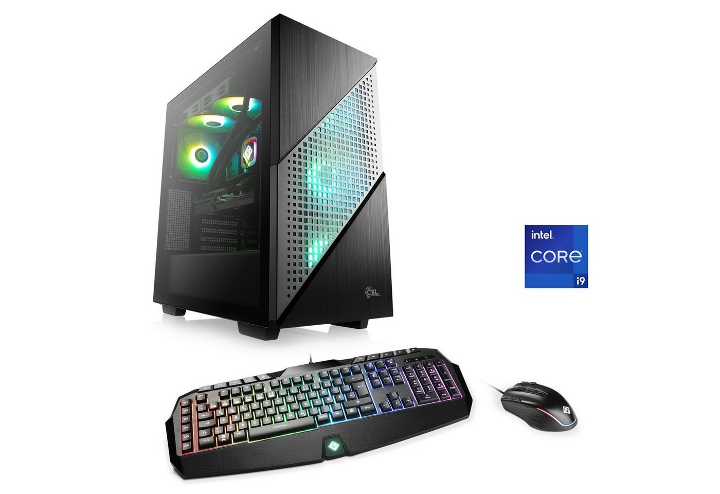 CSL Aqueon C99398 Extreme Edition Gaming-PC (Intel® Core i9 13900KF, ASUS ROG STRIX GeForce® RTX 4090, 64 GB RAM, 4000 GB SSD, Wasserkühlung) von CSL