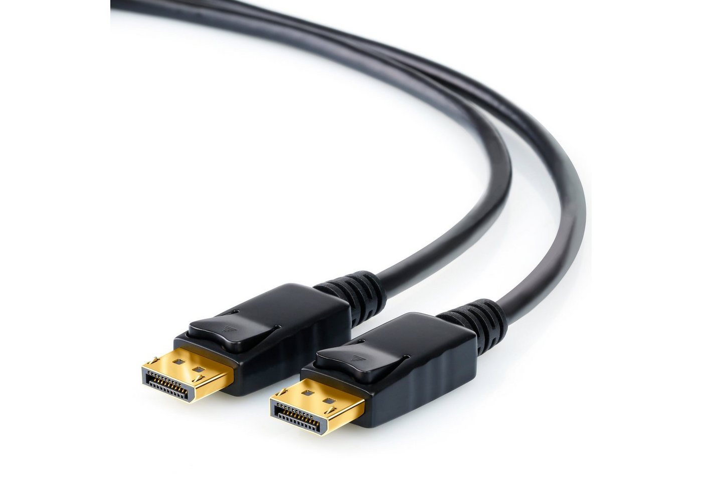 CSL Audio- & Video-Kabel, DP 1.2, DisplayPort (100 cm), Monitorkabel, Auflösung bis 3840x2160 (UHD) bei 60 Hz - 1m von CSL