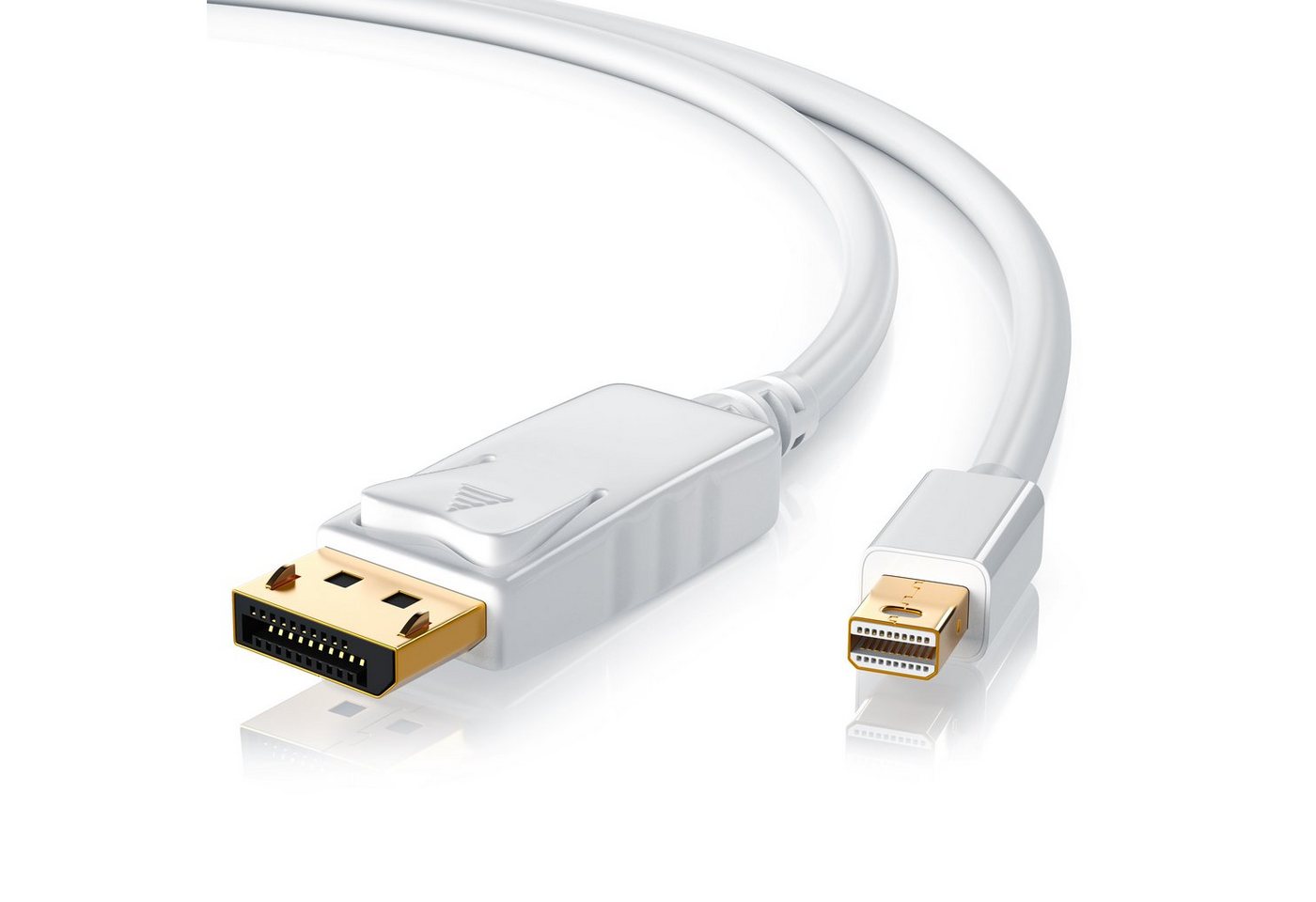 CSL Audio- & Video-Kabel, Mini DisplayPort, DisplayPort (500 cm), Full HD MiniDP Monitor Kabel / Verbindungskabel - 5m von CSL