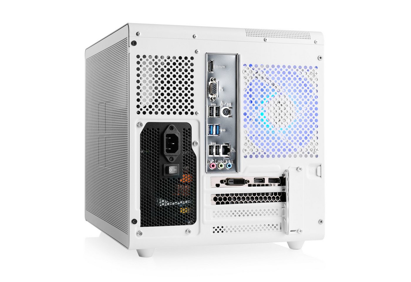 CSL Cube V24147 PC (Intel® Core i3 14100F, GeForce RTX 3050, 32 GB RAM, 1000 GB SSD, Luftkühlung) von CSL