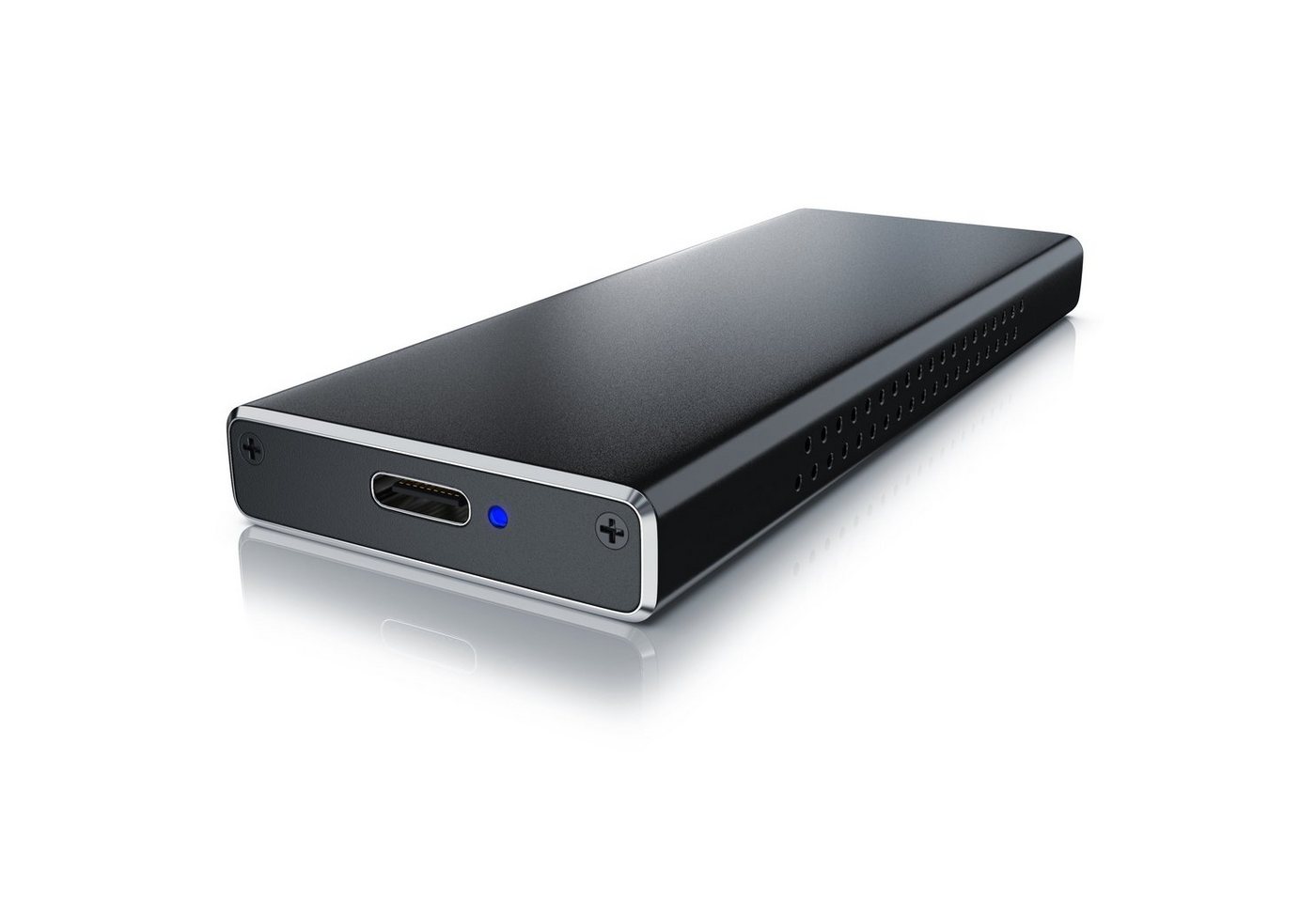 CSL Festplatten-Gehäuse, M.2 Key-M PCIe extern USB 3.2 für NVME M.2 SSDs / unterstützt UASP von CSL