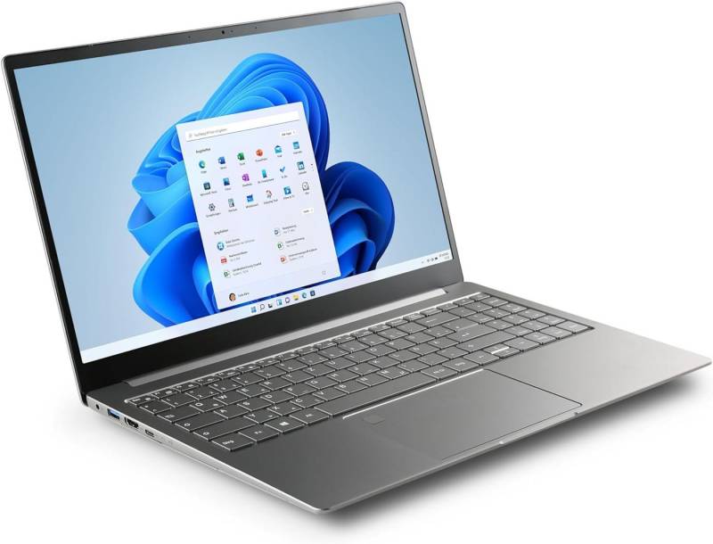 CSL Fingerprint-Sensor Notebook (Intel N200, UHD Grafik, 500 GB SSD, 16GB RAM,mit Beeindruckender Leistung,Design & flexibler Konnektivität) von CSL