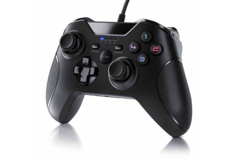 CSL Gaming-Controller (1 St., Gamepad für PC und PS3 im Xbox-Design, hochwertige Analogsticks) von CSL