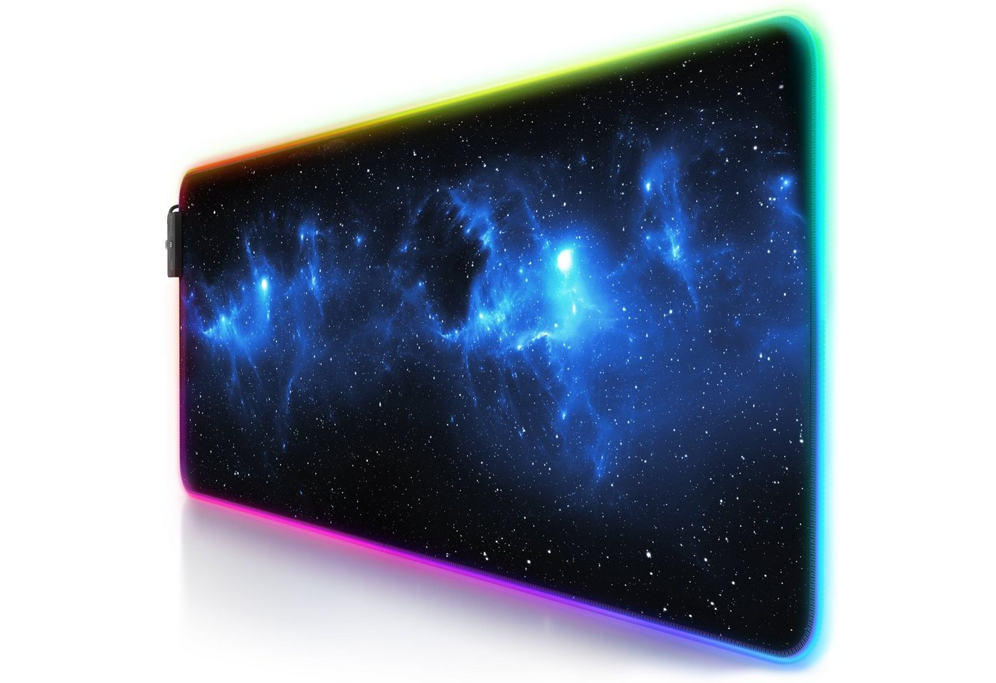 CSL Gaming Mauspad, RGB Gaming Mauspad - 800 x 300 mm XL Mousepad - LED Multi Color von CSL