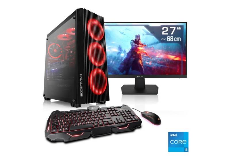 CSL HydroX V25115 Gaming-PC-Komplettsystem (27", Intel® Core i5 12400F, NVIDIA GeForce RTX 3050, 16 GB RAM, 1000 GB SSD) von CSL