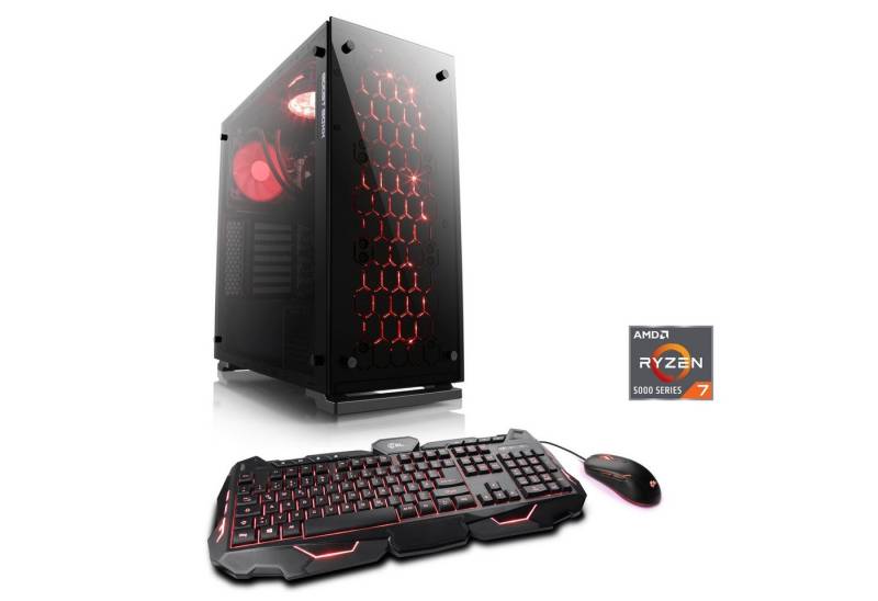 CSL HydroX V28326 Gaming-PC (AMD Ryzen 7 5700G, AMD Radeon Graphics, 32 GB RAM, 1000 GB SSD, Wasserkühlung) von CSL