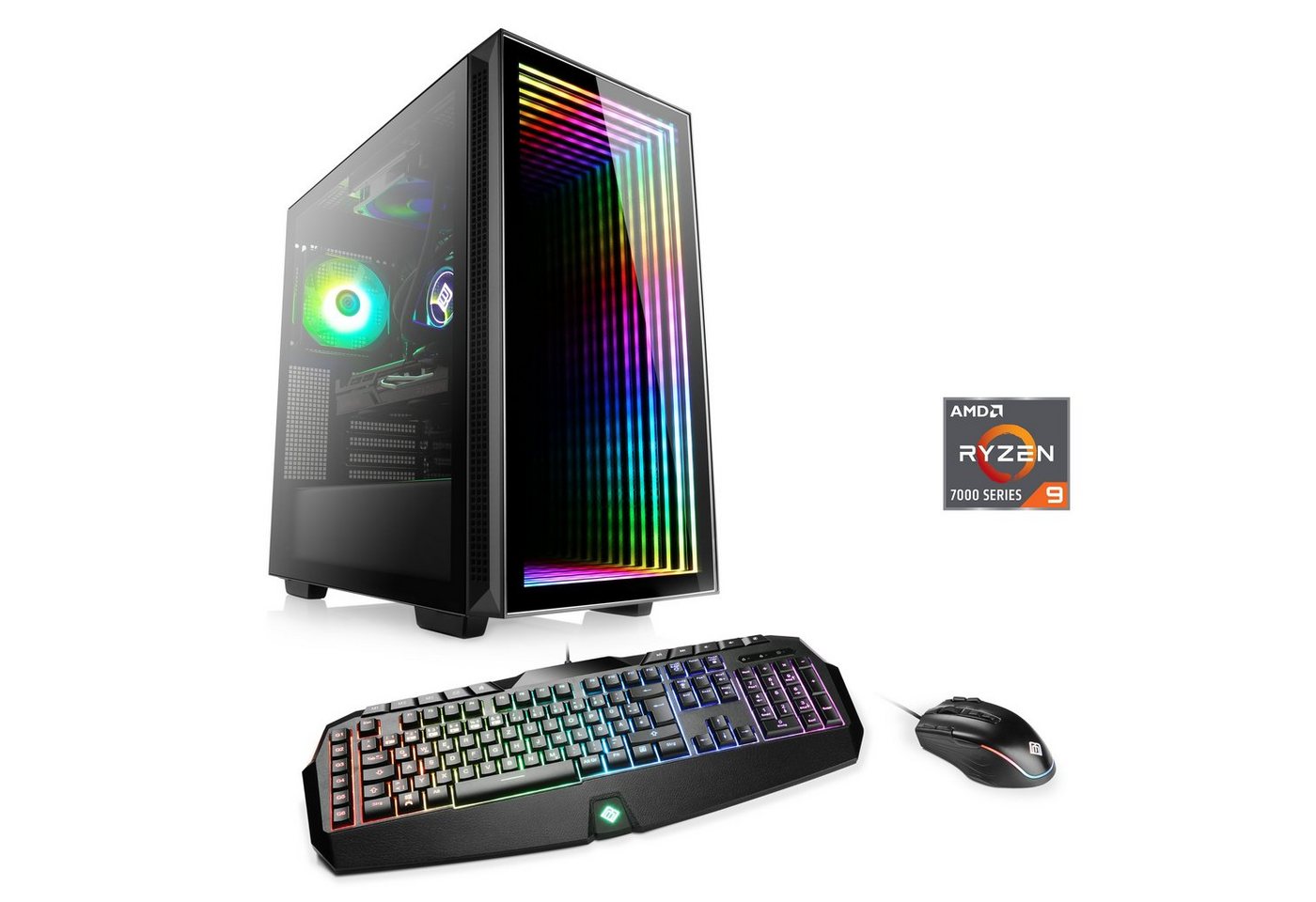 CSL HydroX V28373 Gaming-PC (AMD Ryzen 9 7900X3D, AMD Radeon RX 7900XT, 32 GB RAM, 2000 GB SSD, Wasserkühlung) von CSL