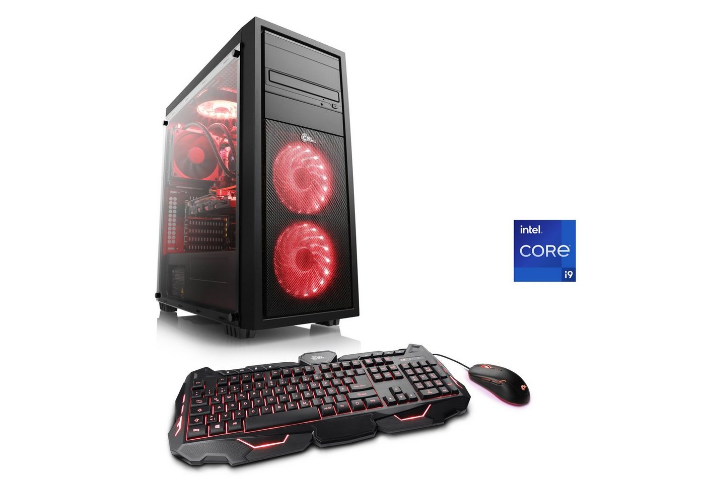 CSL HydroX V29111 Gaming-PC (Intel® Core i9 13900F, GeForce RTX 3060, 16 GB RAM, 1000 GB SSD, Wasserkühlung) von CSL