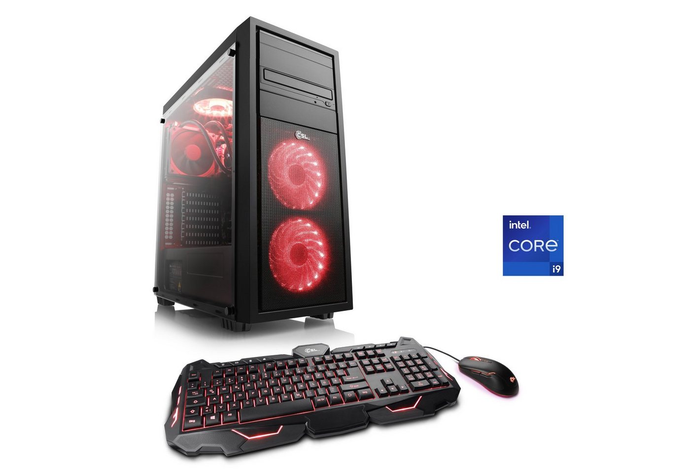 CSL HydroX V29313 Gaming-PC (Intel® Core i9 13900K, 32 GB RAM, 1000 GB SSD, Wasserkühlung) von CSL