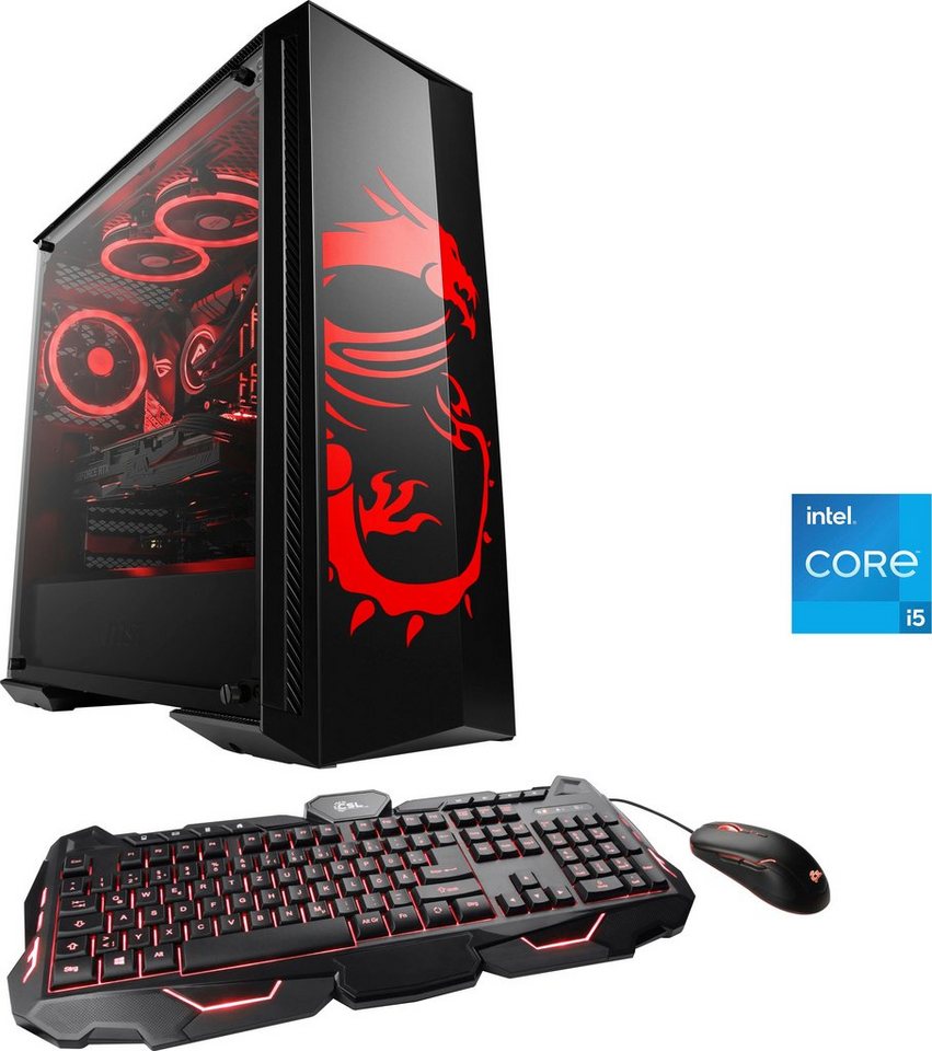 CSL Hydrox V25630 MSI Dragon Advanced Edition Gaming-PC (Intel® Core i5 12400F, MSI GeForce RTX 3060, 16 GB RAM, 500 GB SSD, Wasserkühlung) von CSL