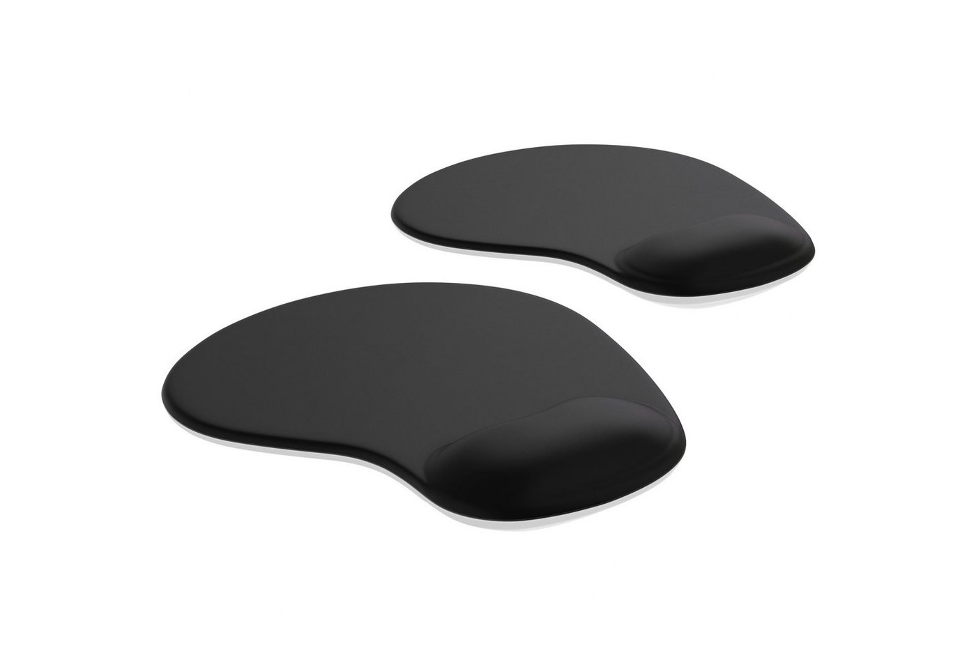 CSL Mauspad (Spar-Set, 2-St), mit ergonomischer Handgelenkauflage, Gel Komfort Office Mousepad von CSL