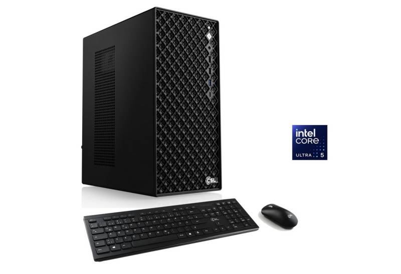 CSL Mystic V24024 Gaming-PC (Intel® 245K, 32 GB RAM, 1000 GB SSD, Luftkühlung) von CSL