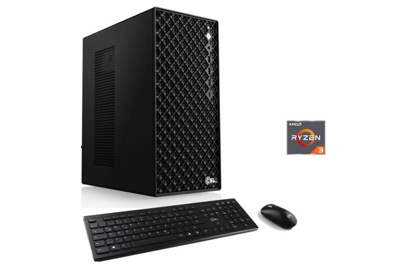 CSL Mystic V24058 PC (AMD Ryzen 3 3200G, 32 GB RAM, 1000 GB SSD, Luftkühlung) von CSL