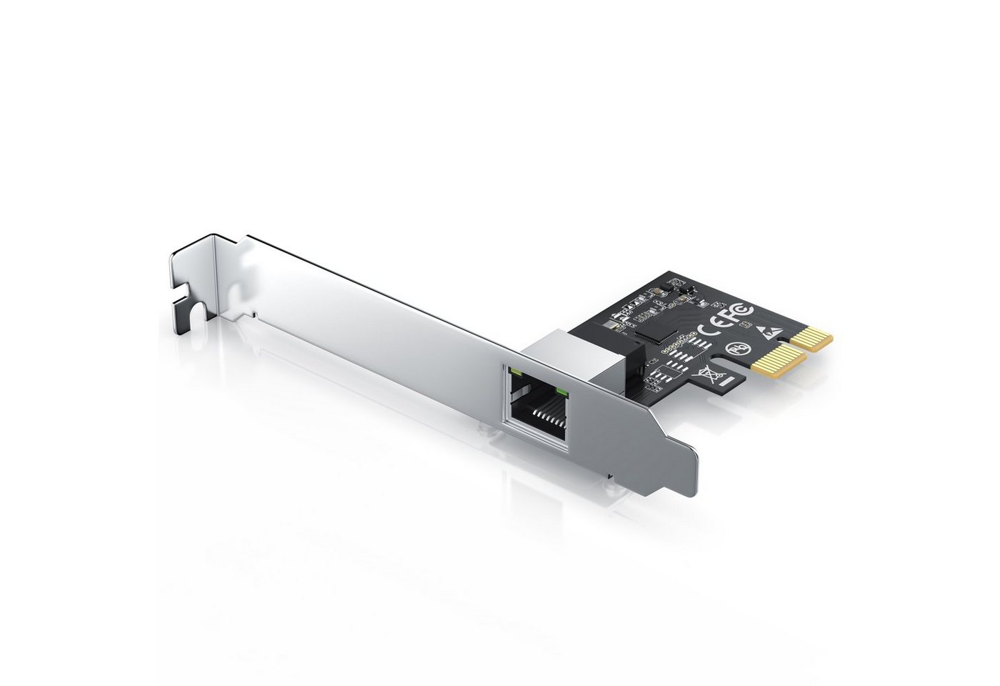 CSL PCI-Express zu Ethernet Adapter für Windows und Linux, Netzwerk-Adapter, 2,5G Base-T PCIe-Netzwerkkarte, 2500 / 1000 / 100 Mbit /s CSL PCI-Express zu Ethernet Adapter für Windows und Linux, Netzwerk-Adapter, 2,5G Base-T PCIe-Netzwerkkarte, 2500 / 1000 / 100 Mbit /s von CSL