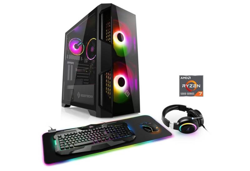 CSL RGB Edition V28751 Gaming-PC (AMD Ryzen 7 5700G, AMD Radeon Graphics, 32 GB RAM, 1000 GB SSD, Luftkühlung) von CSL