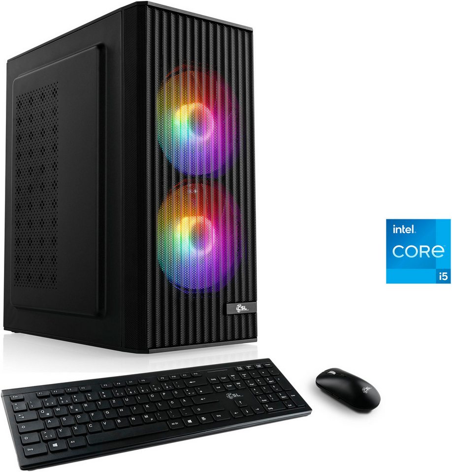 CSL Spectrum V25330W PC (Intel® Core i5 14400F, GeForce RTX 3050, 32 GB RAM, 1000 GB SSD, Luftkühlung) von CSL
