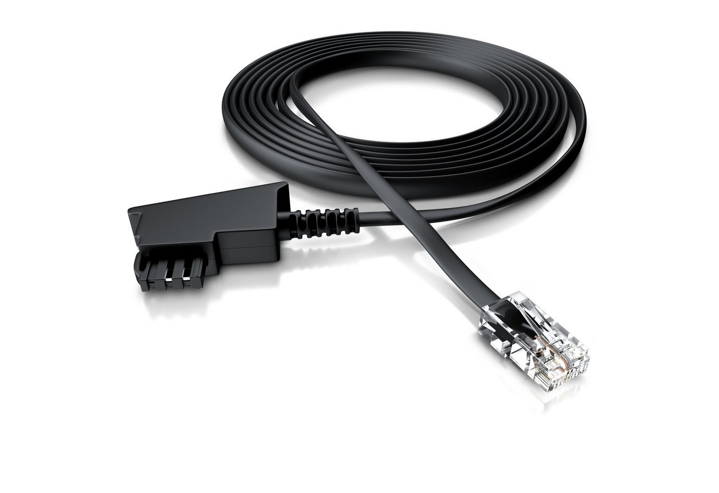CSL Telefonkabel, TAE-F, RJ-45 (Ethernet) (5000 cm), Telefonkabel / Anschlusskabel Router an Telefondose Routerkabel - 50m von CSL