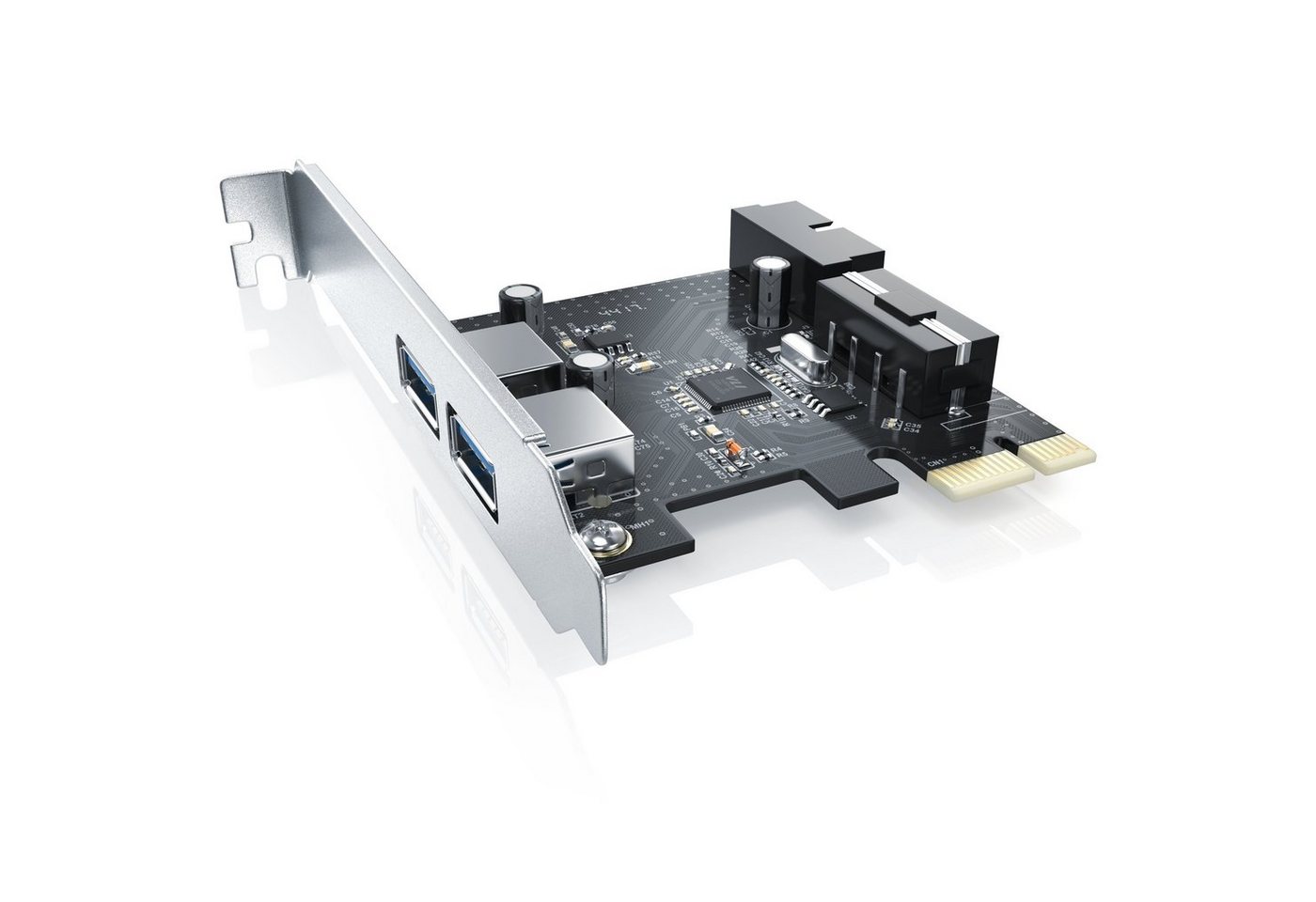 CSL USB-Adapter, 2 Port USB 3.2 Gen1 PCI Express Controllerkarte, 2 Schnittstellen von CSL