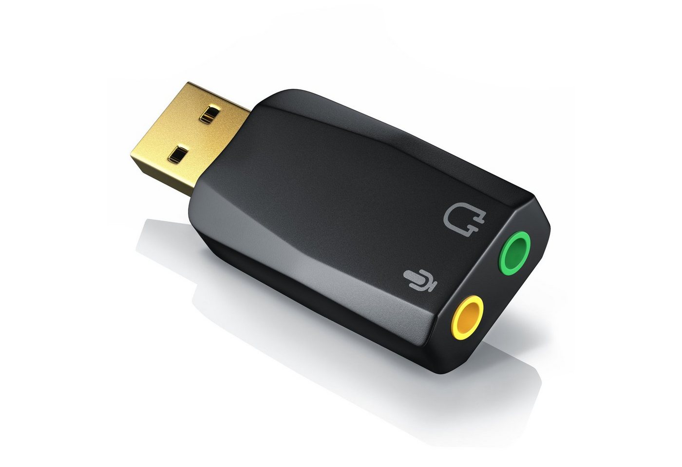 CSL USB-Soundkarte 5.1 Kanäle, Extern, 5.1 Virtual Surround, Line-Out & Mikrofon-In Anschlüsse CSL USB-Soundkarte 5.1 Kanäle, Extern, 5.1 Virtual Surround, Line-Out & Mikrofon-In Anschlüsse von CSL