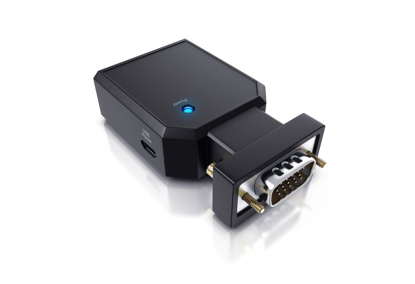 CSL Video-Adapter VGA, 3,5-mm-Klinke zu HDMI Typ A, 1080p VGA zu HDMI Video-/Audio Konverter von CSL