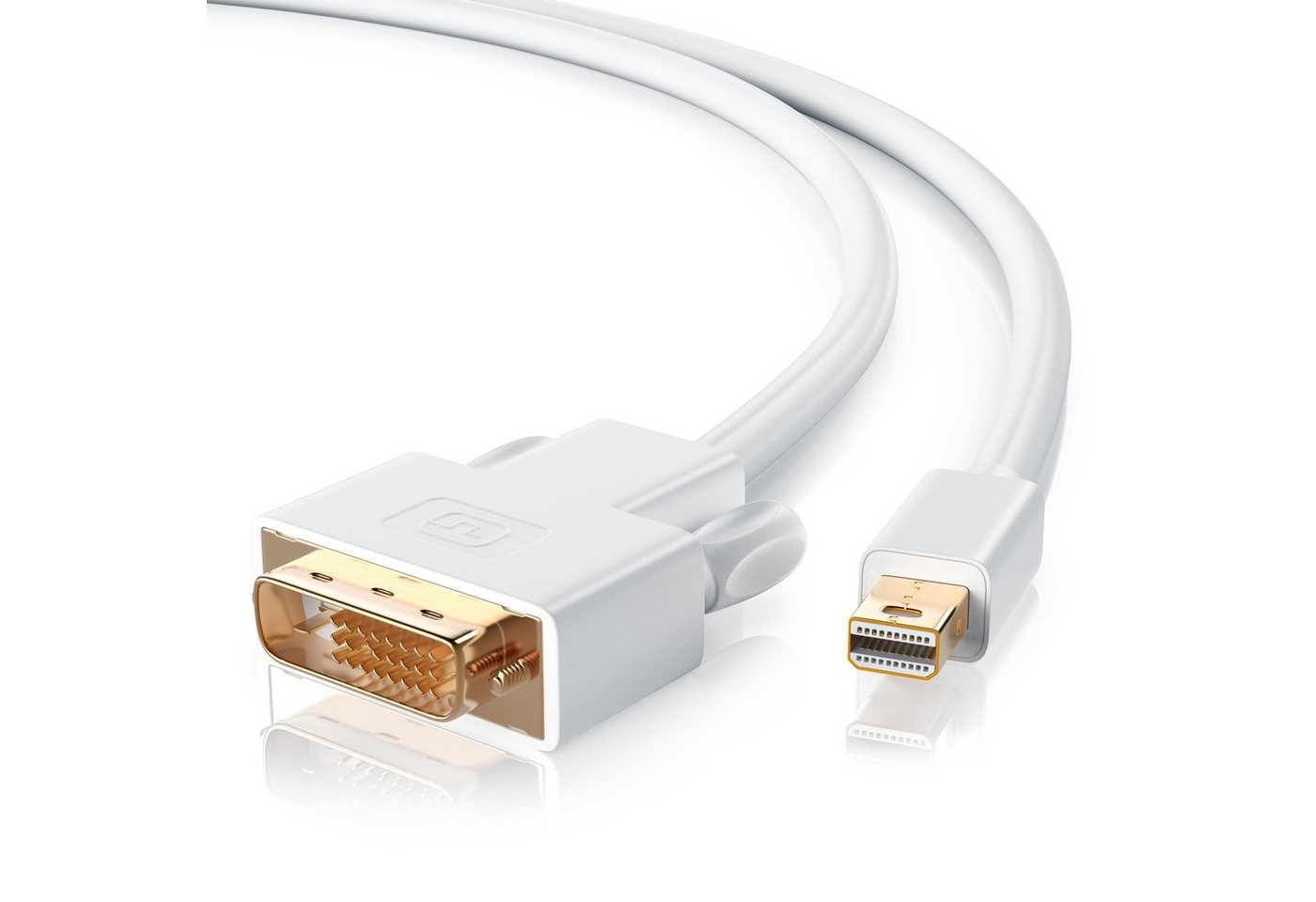 CSL Video-Kabel, Mini DisplayPort, DVI (500 cm), miniDP Monitor Adapter Kabel, für Apple, PC's & Notebooks - 5m von CSL
