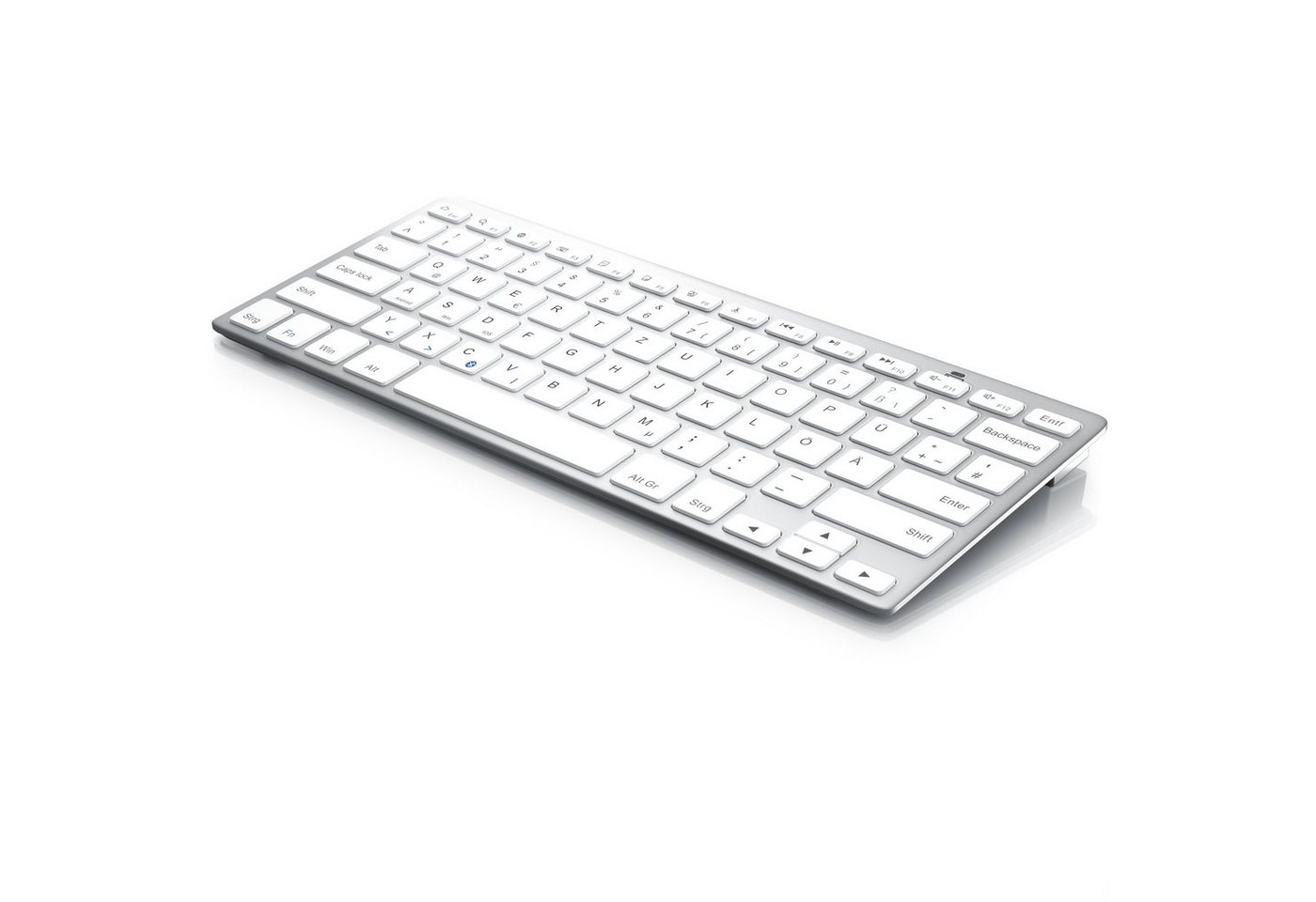 CSL Wireless-Tastatur (Bluetooth Keyboard, Ultra dünnes Design, ergonomisch & trageleicht) von CSL