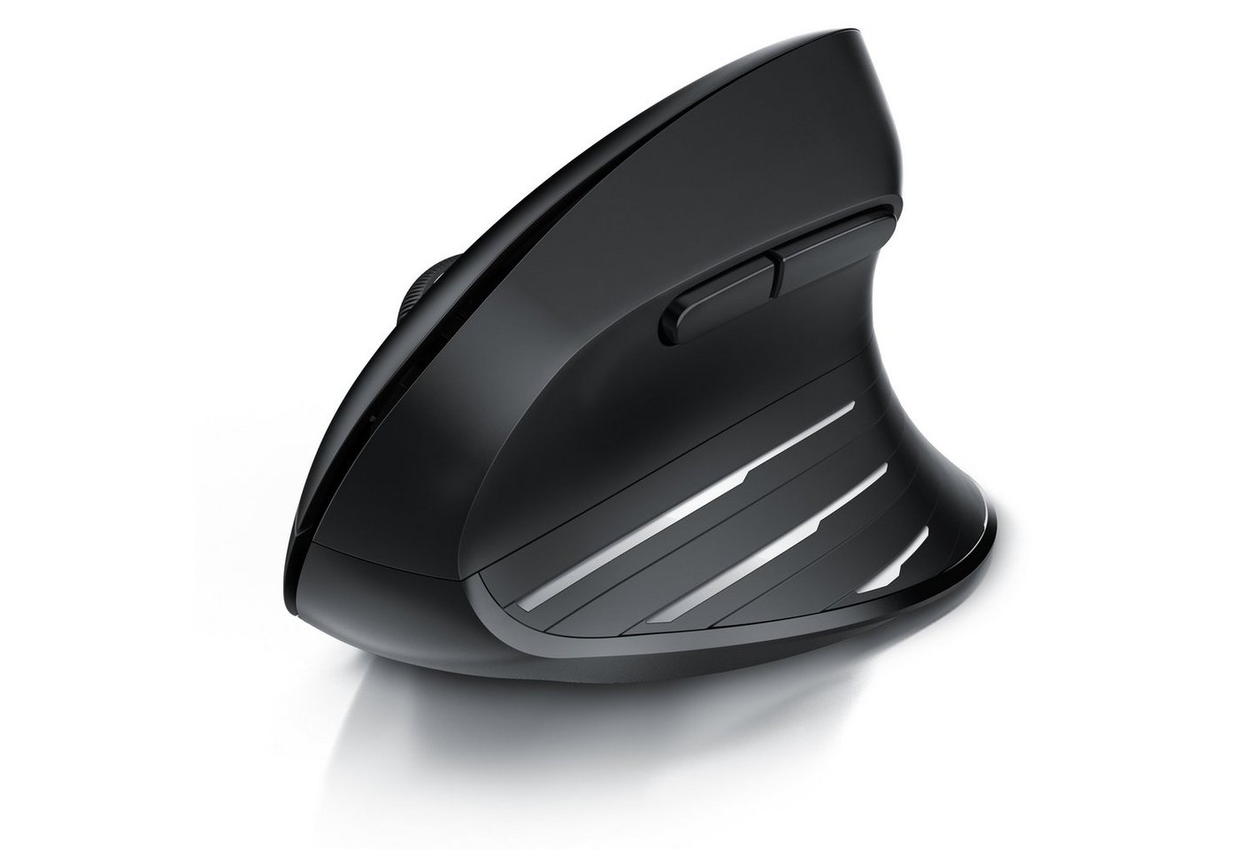 CSL ergonomische Maus (Funk, Kabellose Mouse 2,4 GHz, 1000-2400 DPI, Wireless, für PC und Mac) von CSL