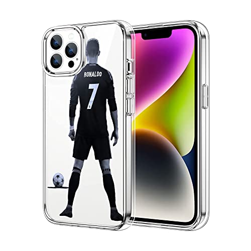 CSPDUJIADIY Kompatibel mit iPhone 12 Hülle, iPhone 12 Pro, seidig-weiche Haptik, Ganzkörper-Schutzhülle, transparent (Super-Famous-Ronaldo-Star-5) von CSPDUJIADIY