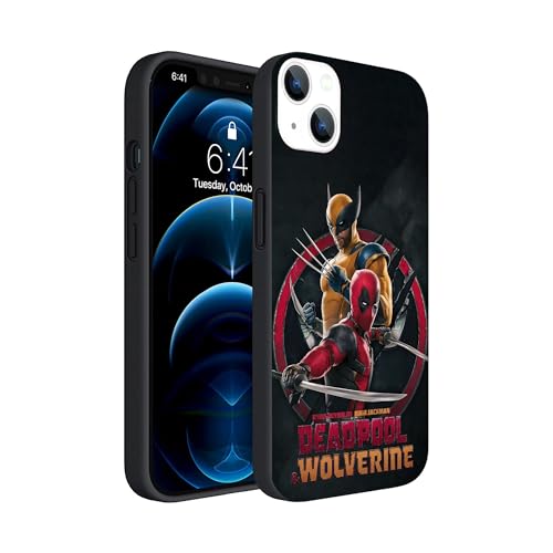 CSPDUJIADIY Schutzhülle für iPhone 13, Anime-Design, weiches TPU, stoßfest, dünn, für Männer, Frauen, Mädchen, Jungen (Deadpool-Wolverine-2) von CSPDUJIADIY