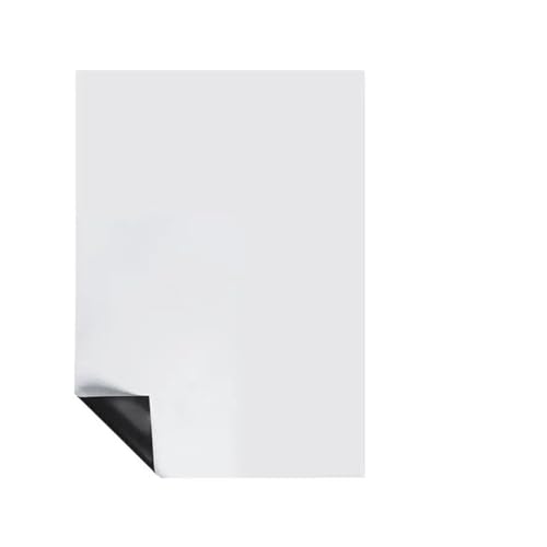 Magnetfolie, Gummi, weiß, magnetische Aufklebermatte for Schneiden von Bildern, Fotos, Kühlschrankmagneten WeißE Magnetische Tafeln (Color : 2pcs, Size : Thickness 0.5mm) von CSSHNL
