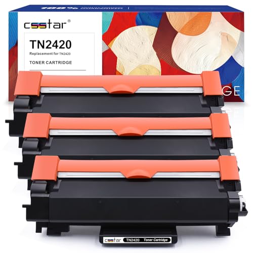 CSSTAR TN2420 Cartouche de Toner Compatible Pour Brother TN2410 Pour DCP-L2530DW MFC-L2710DN HL-L2310D MFC-L2730DW MFC-L2750DW HL-2350DN DCP-L2550DW DCP-L2510D (3 Noires) von CSSTAR