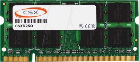 21CS0407-1005 - CSX 4GB DDR2-667MHz SODIMM von CSX