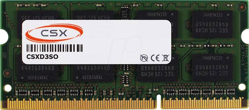 31CS0416-1011-2 - CSX 4GB DDR3-1600MHz SODIMM von CSX
