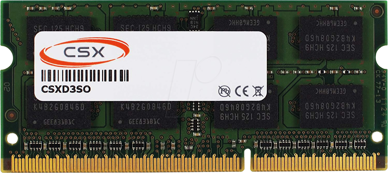 31CS0813-1009-1 - CSX 8GB DDR3-1333MHz SODIMM 31CS0813-1009-1 - CSX 8GB DDR3-1333MHz SODIMM von CSX