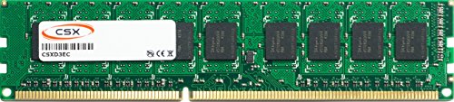 CSX CSXD3EC1333L2R8-4GB 4GB DDR3-1333MHz PC3L-10600E 2Rx8 256Mx8 18Chip 240pin CL9 1.35V LV ECC Unbuffered DIMM Arbeitsspeicher von CSX