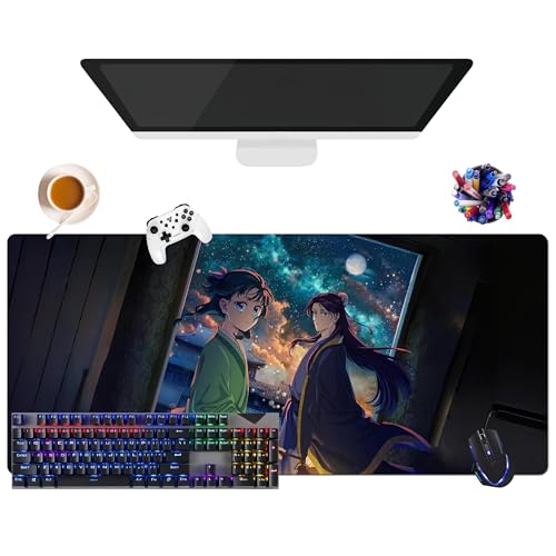 Apothecary Diaries Maomao Anime-Mauspad, extra groß, XL (35,4 x 15,7 x 0,12 Zoll), für Büro, Studium & Zuhause, rutschfeste Unterseite + weiche Oberfläche (2) von CSYJYMCFX