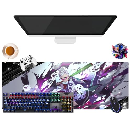 Dan Da Dan Japanisches Anime-Mauspad, extra groß, XL (31,5 x 11,8 x 0,12 Zoll) | für Büro, Studium & Zuhause | rutschfeste Unterseite + weiche Oberfläche (8) von CSYJYMCFX