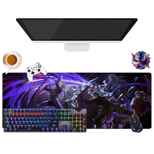 Japanisches Mauspad, Anime, Beginning After End, extra groß, XL (31,5 x 11,8 x 0,12 Zoll) | für Büro, Studium & Zuhause | rutschfeste Unterseite + weiche Oberfläche (1) von CSYJYMCFX