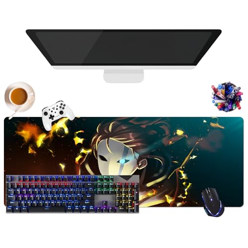 Japanisches Mauspad, Anime, Beginning After End, extra groß, XL (31,5 x 11,8 x 0,12 Zoll) | für Büro, Studium & Zuhause | rutschfeste Unterseite + weiche Oberfläche (12) von CSYJYMCFX