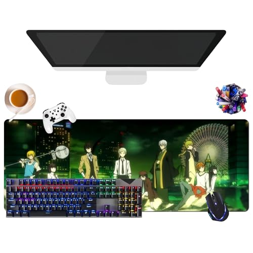 Japanisches Mauspad, Motiv Anime Bungo Stray Dogs | extra großes Gaming-Mauspad XL (31,5 x 11,8 x 0,12 Zoll) | für Büro, Studium & Zuhause | rutschfeste Unterseite + weiche Oberfläche (1) von CSYJYMCFX
