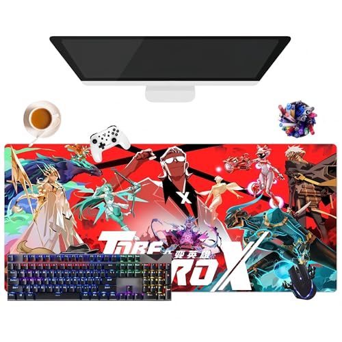 Japanisches Mauspad Anime to Be Hero X | extra großes Gaming-Mauspad XL (35,4 x 15,7 x 0,12 Zoll) | für Büro, Studium & Zuhause | rutschfeste Unterseite + weiche Oberfläche (3) von CSYJYMCFX