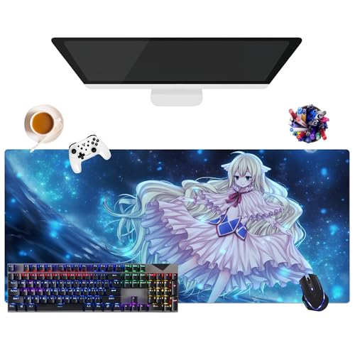 Japanisches Mauspad mit Fairy Tail Lucy, extra großes Gaming-Mauspad, XL (35,4 x 15,7 x 0,12 Zoll) | für Büro, Studium & Zuhause | rutschfeste Unterseite + weiche Oberfläche (6) von CSYJYMCFX
