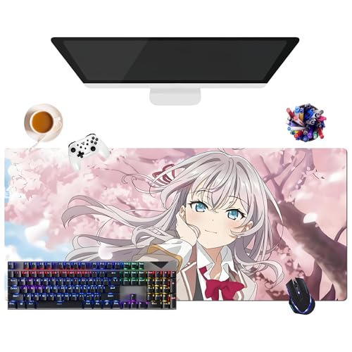 Mauspad Anime Alya Sometimes Hides Her Feelings in Russische Alisa | Gamer-Mauspad XL (35,4 x 15,7 x 0,12 Zoll) | für Büro, Studium & Zuhause | rutschfeste Unterseite + weiche Oberfläche (3) von CSYJYMCFX