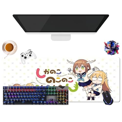 Nokotan Mauspad, japanisches Anime My Deer Friend Nokotan | extra großes Gaming-Mauspad XL (31,5 x 11,8 x 0,12 Zoll) | für Büro, Studium & Zuhause | rutschfeste Unterseite + weiche Oberfläche (1) von CSYJYMCFX