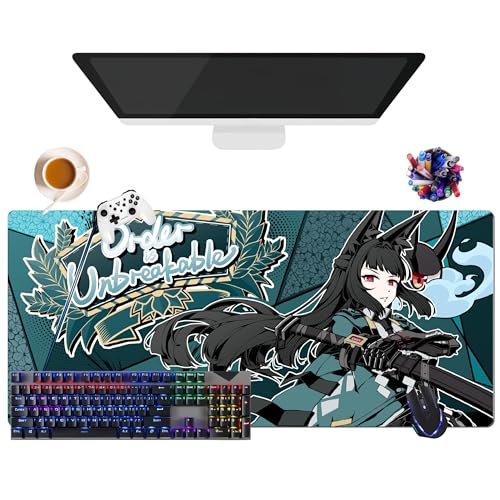 Zenless Zone Zero Gaming-Mauspad, extra groß, XL (35,4 x 15,7 x 0,12 Zoll) | für Büro, Studium & Zuhause | rutschfeste Unterseite + weiche Oberfläche (3) von CSYJYMCFX