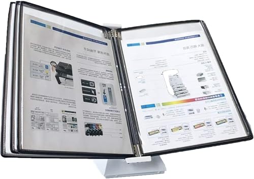 Wandhalterung Referenzsystem, Akten-Organizer for den Schreibtisch – Schreibtisch-Referenz-Organizer, A4-Wandablage, for 10 Blatt A4-Papier(Black) von CSYQPDMBDL