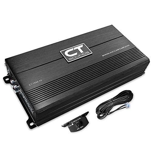 CT Sounds CT-1000.1D Compact Class D Car Audio Monoblock Verstärker 1000 Watt RMS von CT Sounds