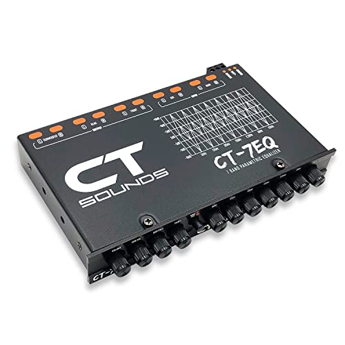 CT Sounds CT-7EQ 7 Band 1/2 Din Parametrischer Auto-Audio-Equalizer von CT Sounds