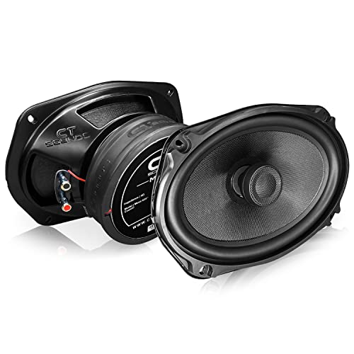 CT Sounds Meso Kfz-Lautsprecher (komplettes Sortiment für Koaxial- und Komponenten), 6 X 9 Inch Coax, schwarz von CT Sounds